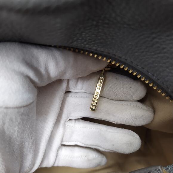 Tory Burch Multicolor Leather Suede Double Handles Zipper Satchel Shoulder Bag - Picture 15 of 16